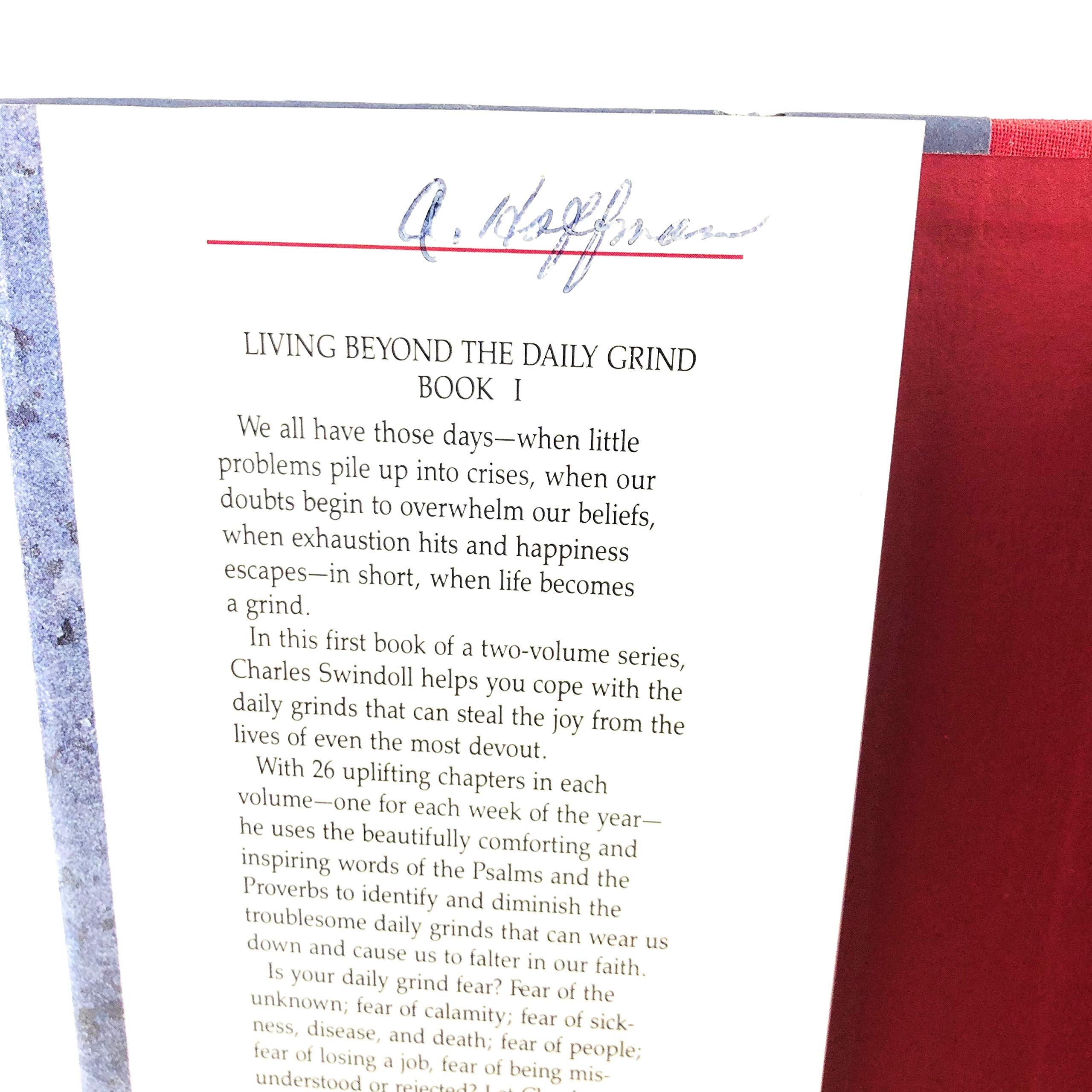 Living Beyond The Daily Grind: Reflections On The Songs And Sayings In Scripture (Book I)-used