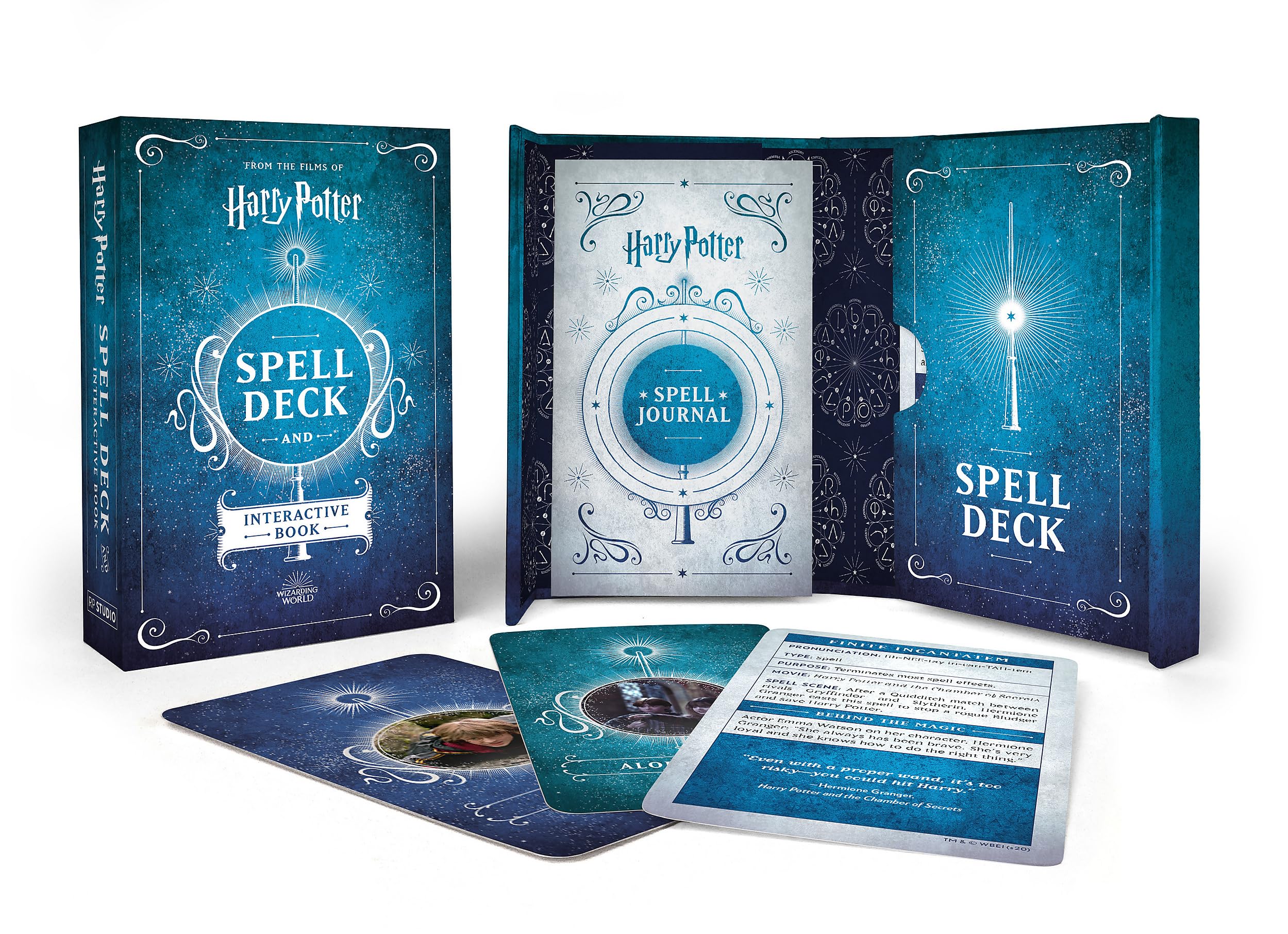 Harry Potter: Spell Deck and Interactive Book,Used