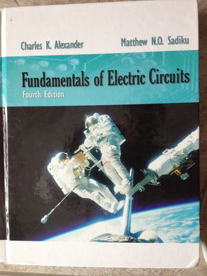 Fundamentals Of Electric Circuits,Used