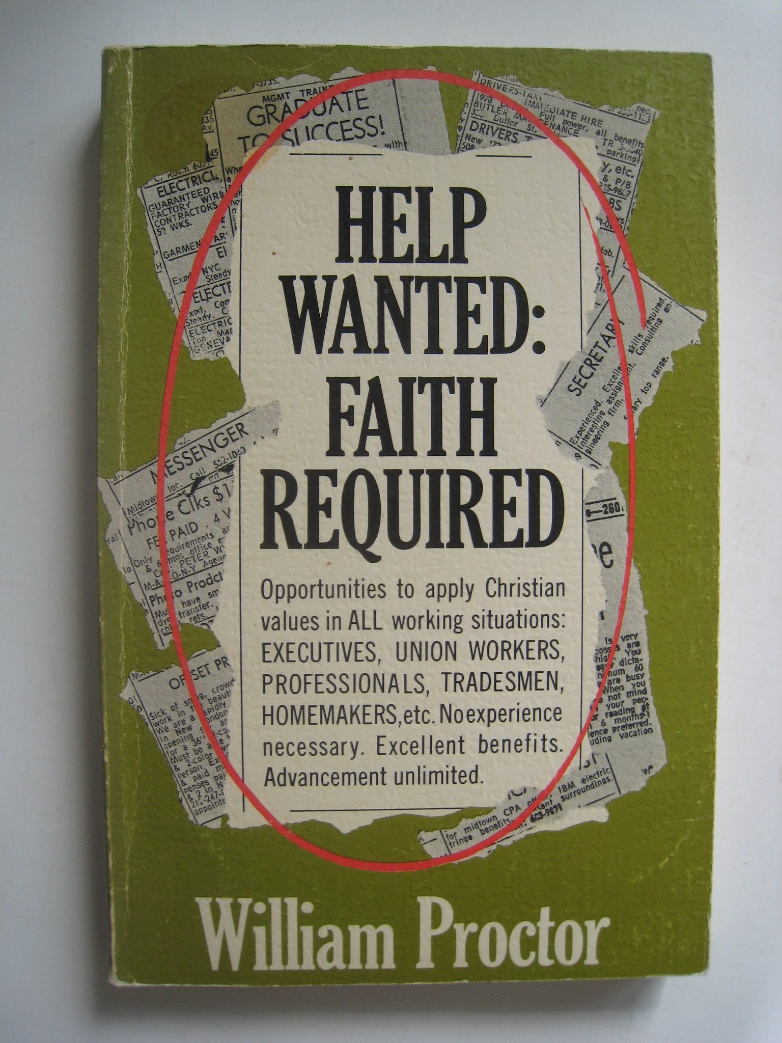 Help wanted: faith required,Used