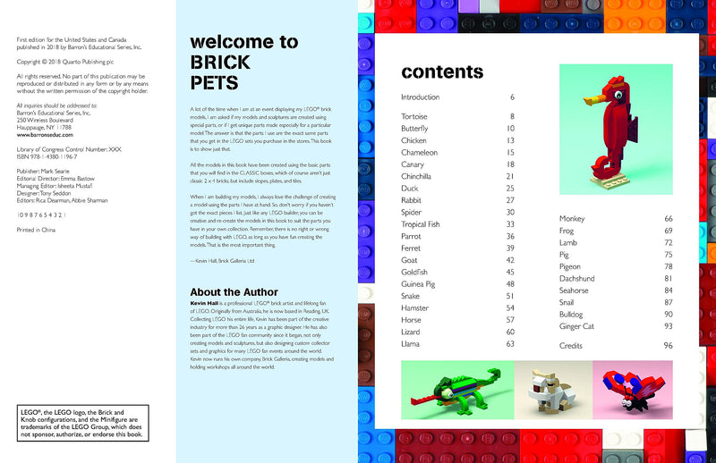 Brick Pets: 30 Builds: An unofficial guide to making cute critters from classic LEGO (Brick Builds Books),Used