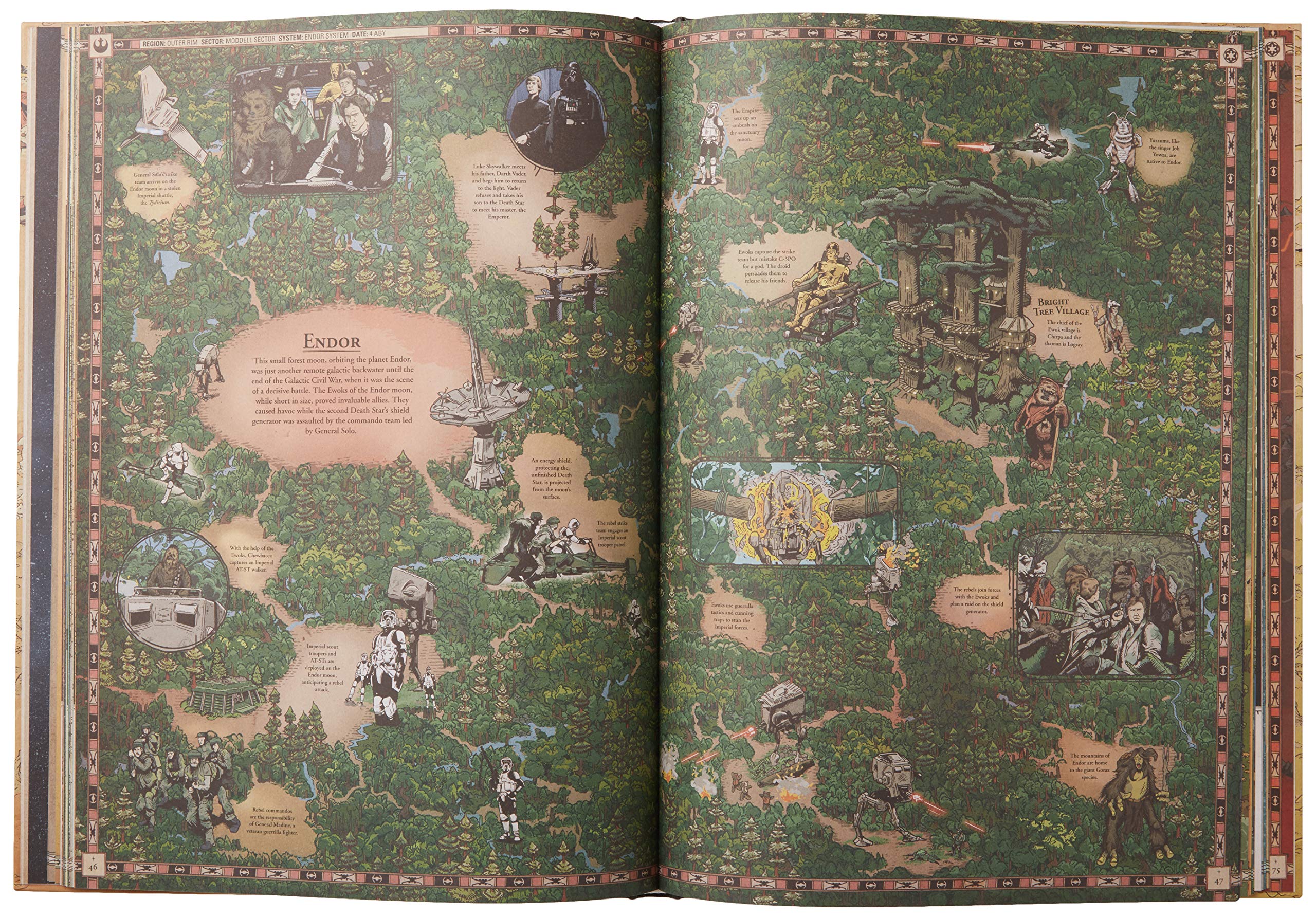 Star Wars Galactic Maps: An Illustrated Atlas of the Star Wars Universe,Used