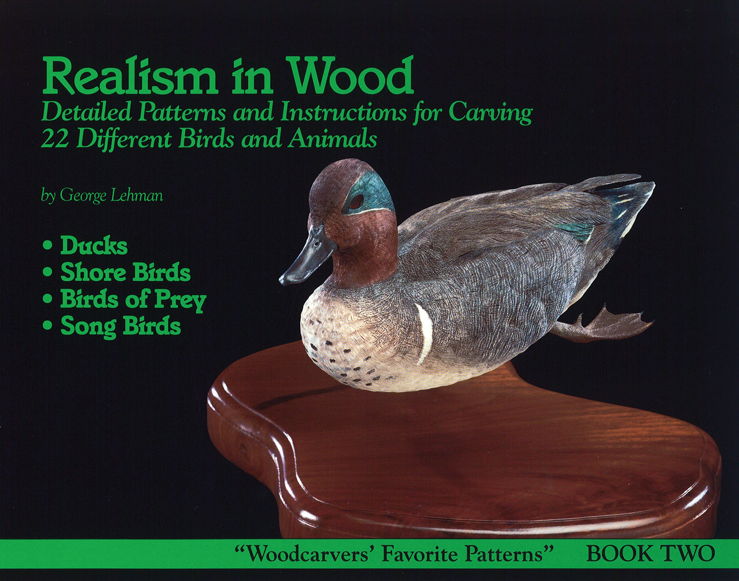 Realism in Wood #2 Birds & Animals: Detailed Patterns and Instructions for Carving 22 Different Birds and Animals (Fox Chapel Pu,Used