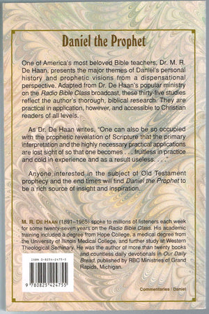 Daniel the Prophet (M. R. DeHaan Classic Library),Used