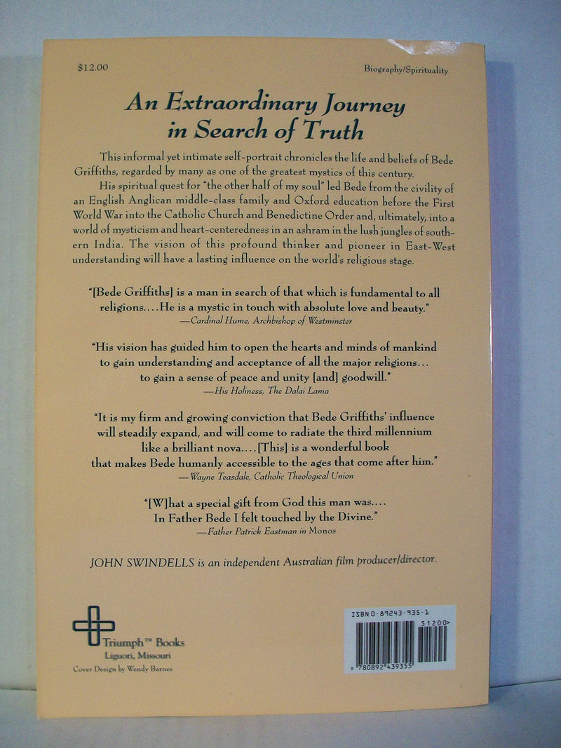 A Human Search: Bede Griffiths Reflects on His Life : An Oral History,New