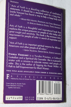 Acts of Faith: Daily Meditations for People of Color,New