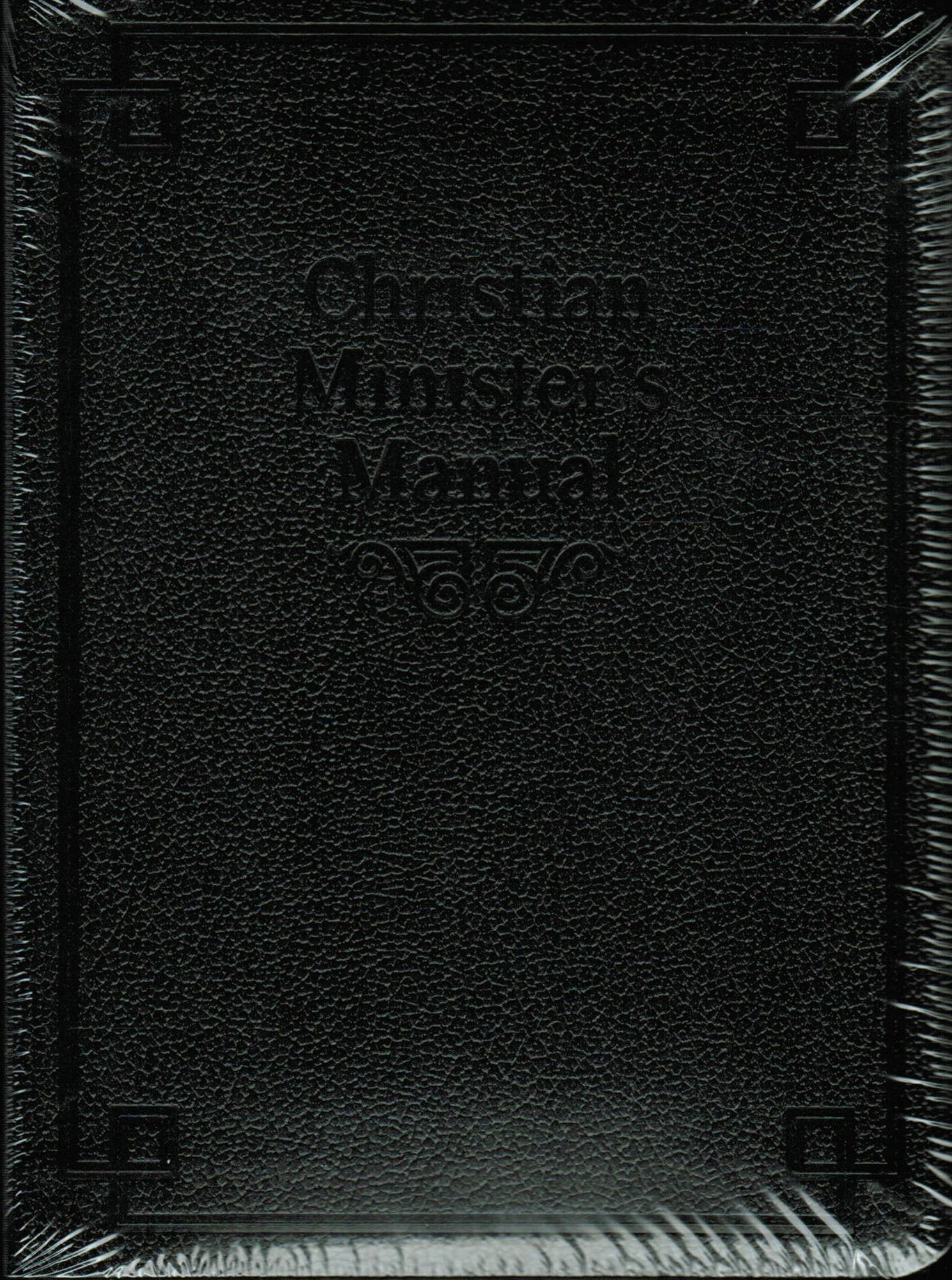 Christian Minister's Manual with cdrom,Used
