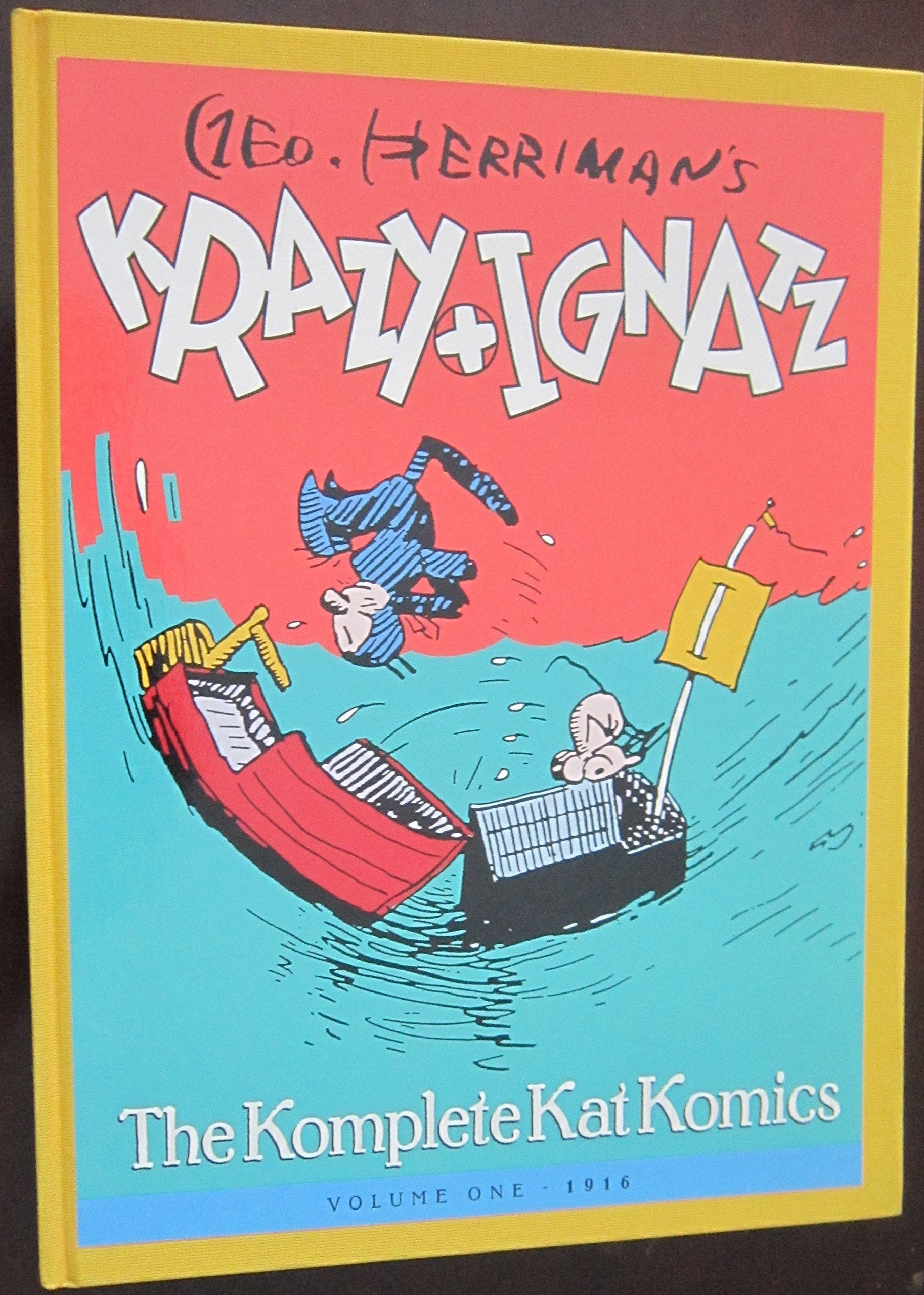 Geo. Herriman'S Krazy And Ignatz: The Komplete Kat Komics, Vol. 1, 1916,New