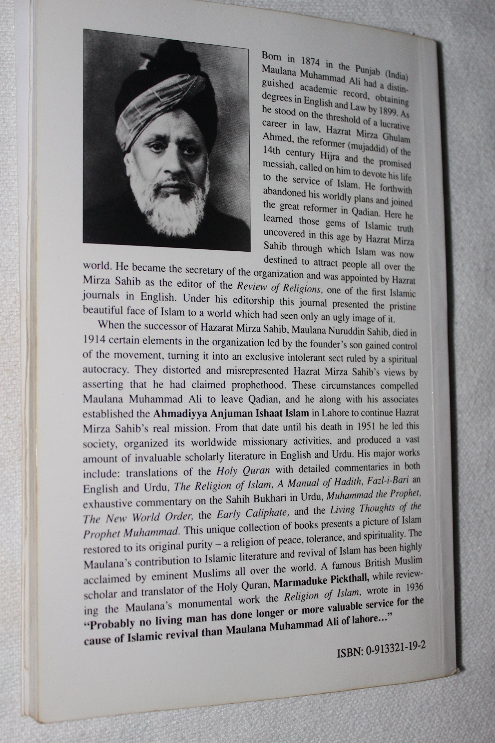 The Living Thoughts of the Prophet Muhammad,Used