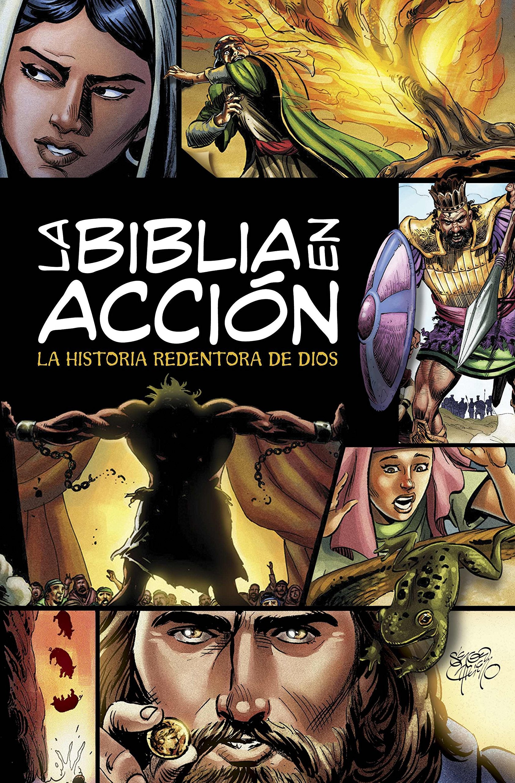 La Biblia en accion: la historia redentora de dios (Spanish Edition),Used