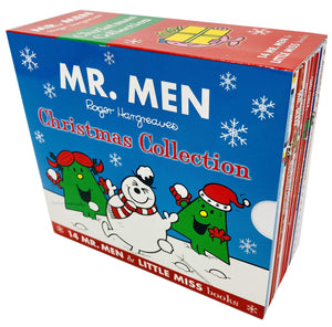 Mr Men And Little Miss Christmas Collection 14 Books Slipcase Box Set (Meet Father Christmas, Mr. Men The Christmas, Noisy And T-new