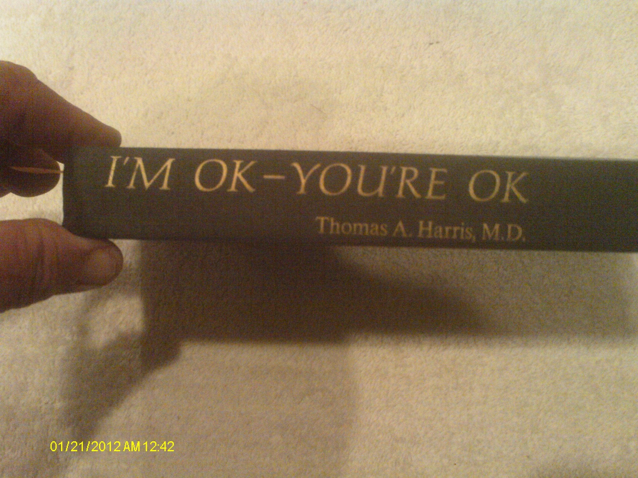 I'm Ok, You're Ok,New