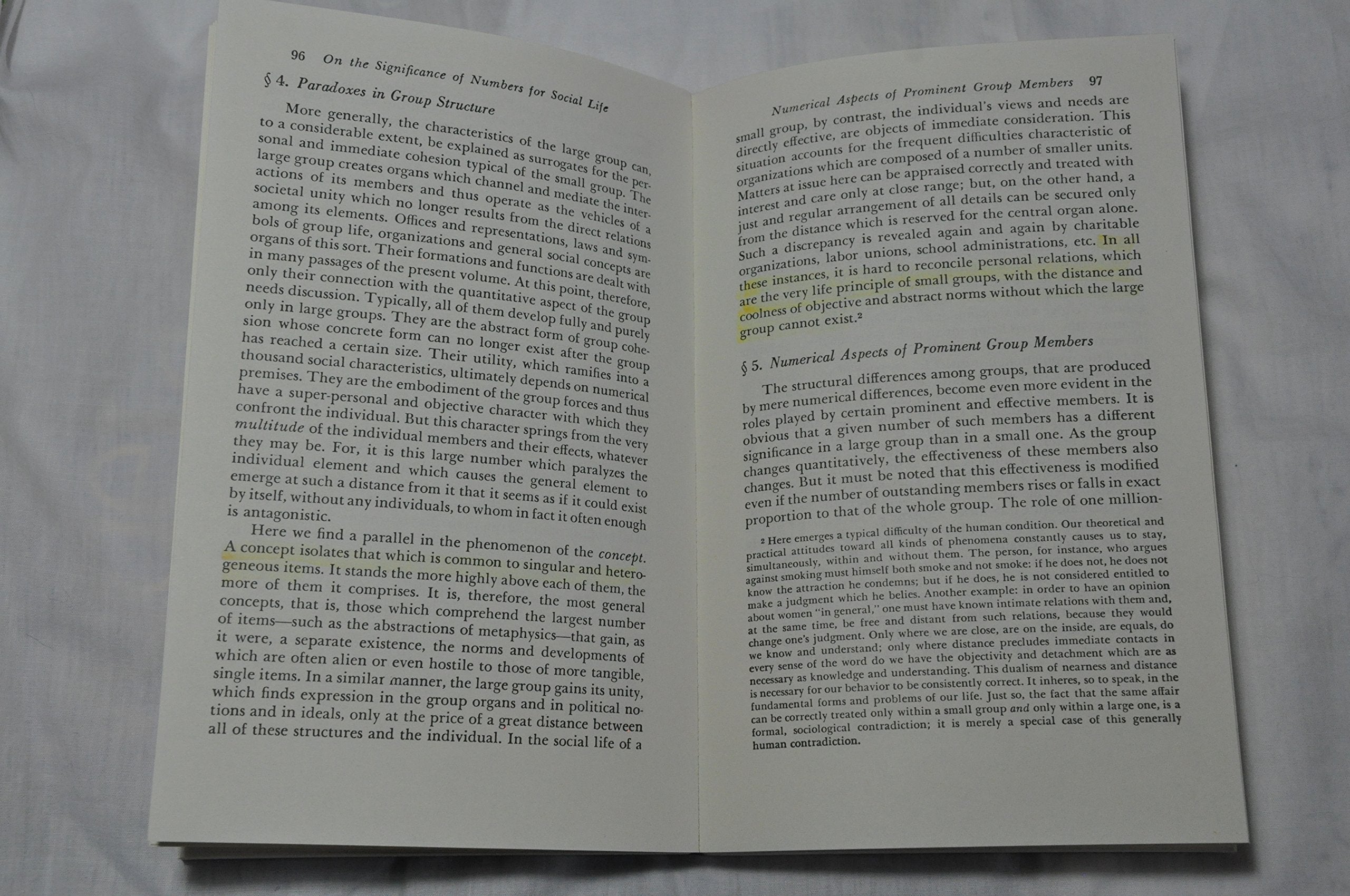 The Sociology of Georg Simmel,New