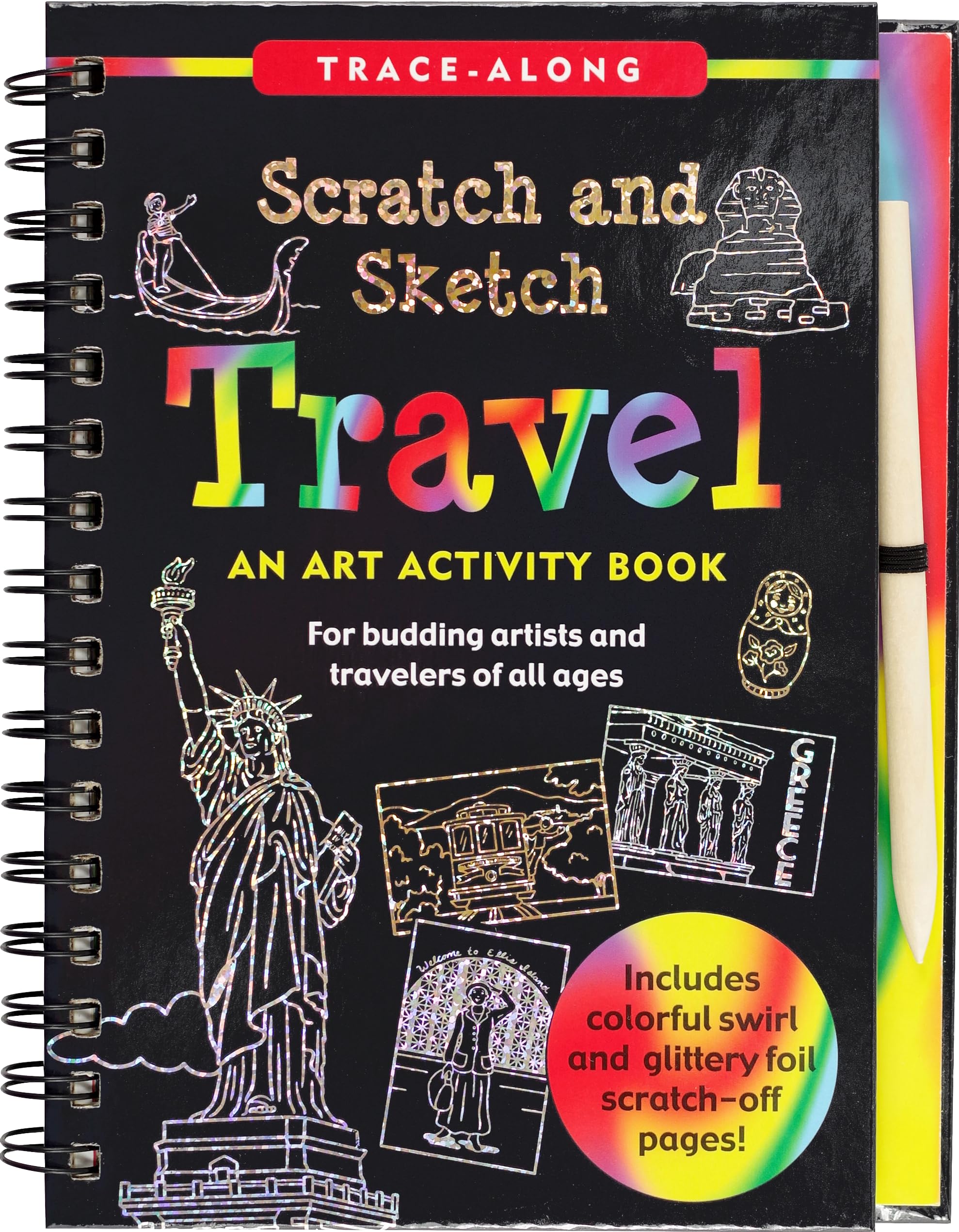 Scratch & Sketch Travel (new and updated!) (Tracealong),Used