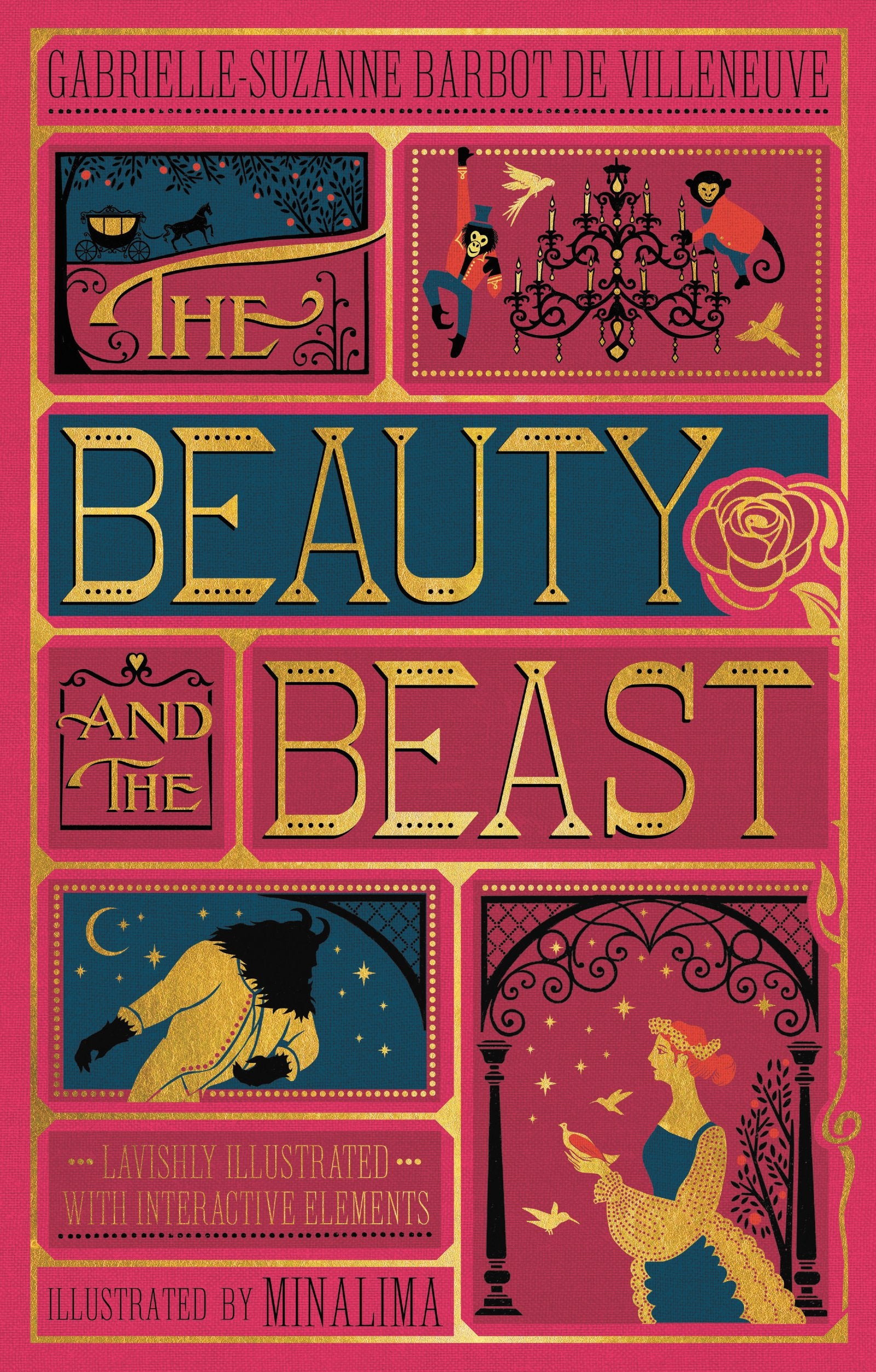 Beauty and the Beast, The (MinaLima Edition): (Illustrated with Interactive Elements),New