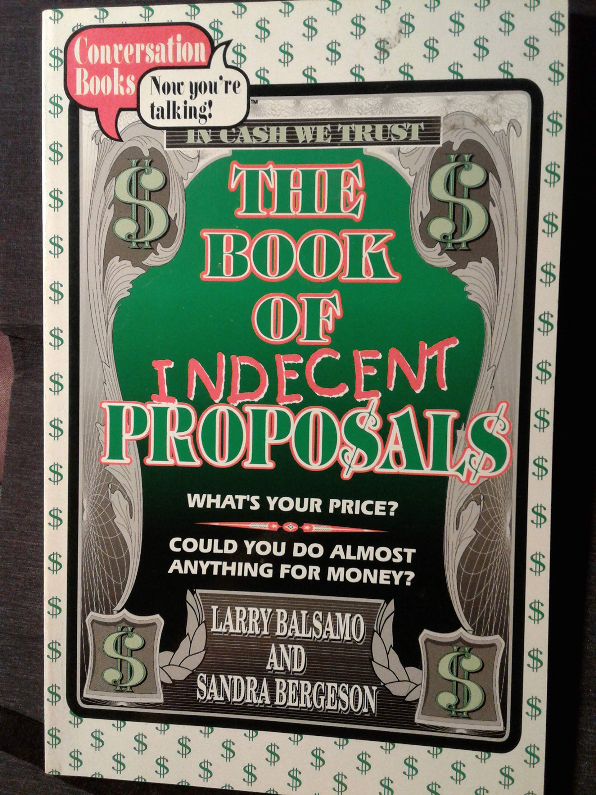 Book of Indecent Proposals (Conversation Books),Used