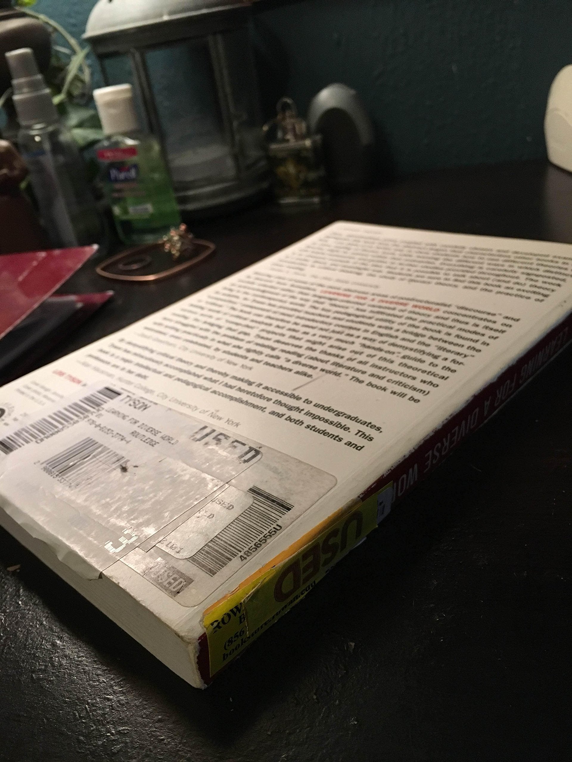 Learning for a Diverse World: Using Critical Theory to Read and Write About Literature,Used