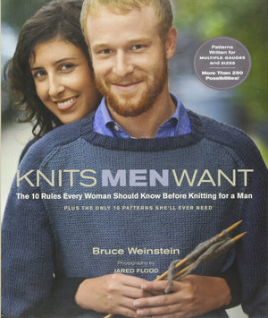 Knits Men Want: The 10 Rules Every Woman Should Know Before Knitting for a Man~ Plus the Only 10 Patterns She'll Ever Need,Used