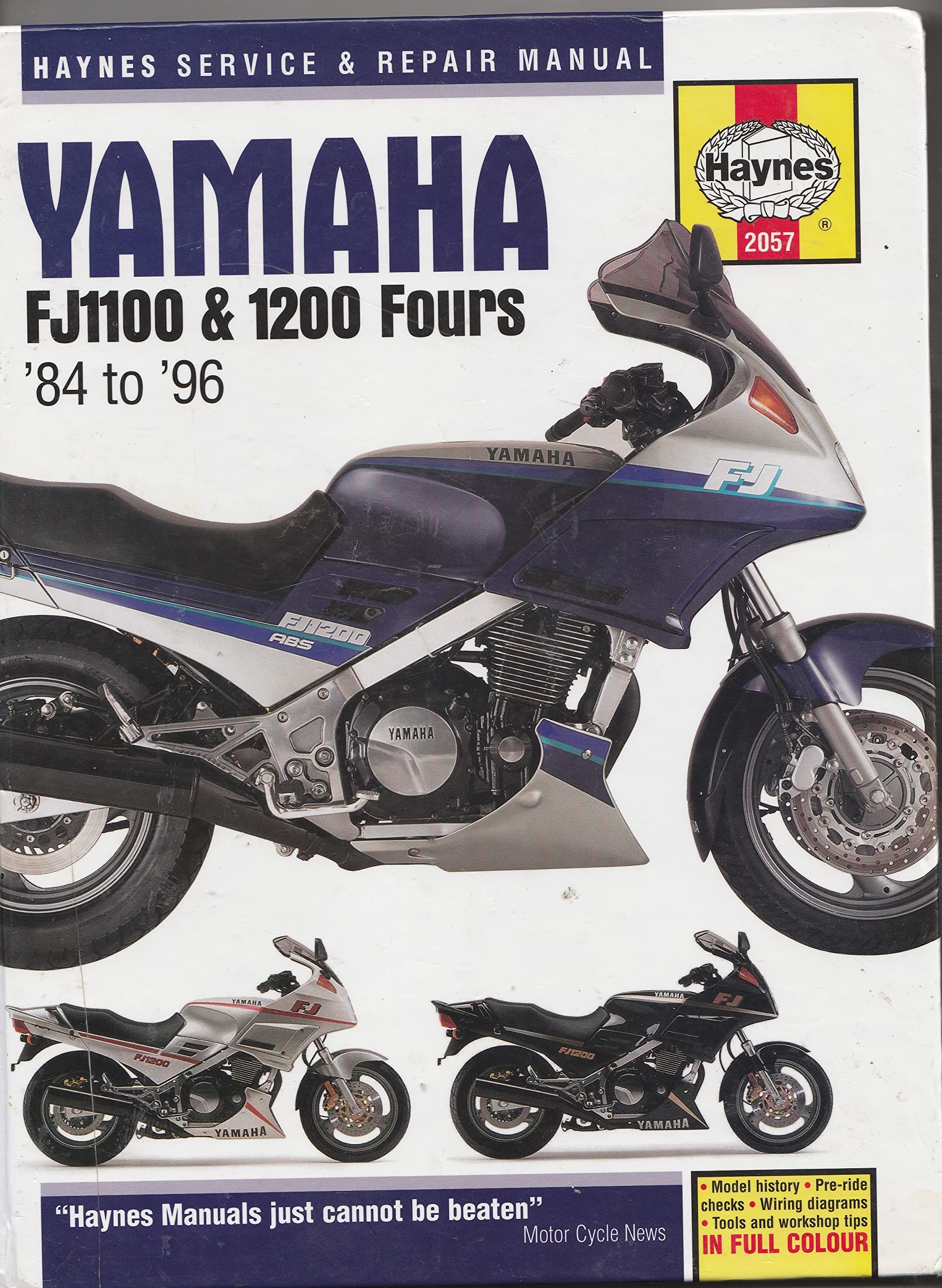 Yamaha FJ1100, 1200 & 1200A '84'93 (Haynes Repair Manuals),Used
