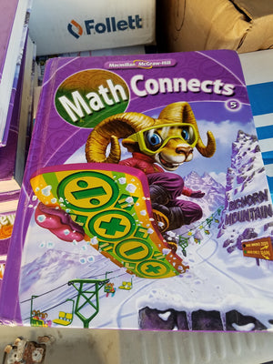 Math Connects, Grade 5, Student Edition (Elementary Math Connects),Used