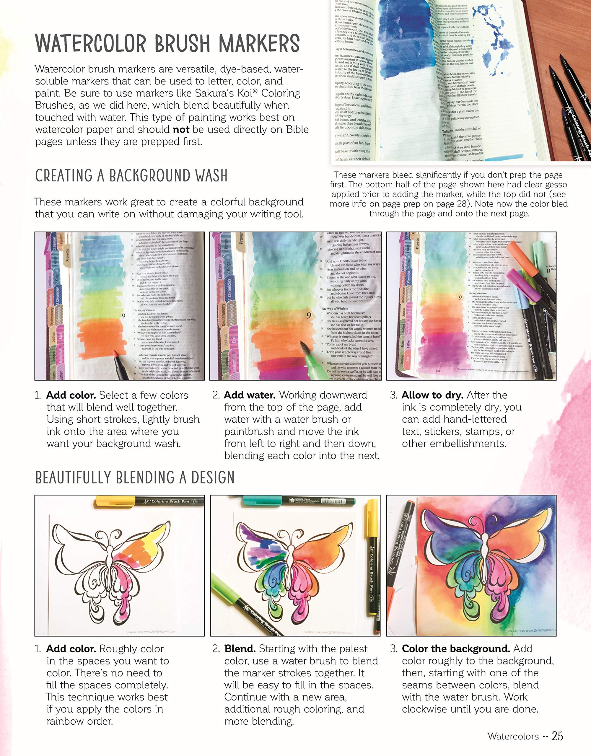 Complete Guide To Bible Journaling: Creative Techniques To Express Your Faith (Design Originals) Includes 270 Stickers, 150 Desi