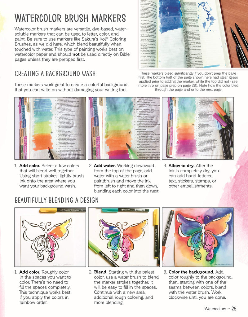 Complete Guide To Bible Journaling: Creative Techniques To Express Your Faith (Design Originals) Includes 270 Stickers, 150 Desi