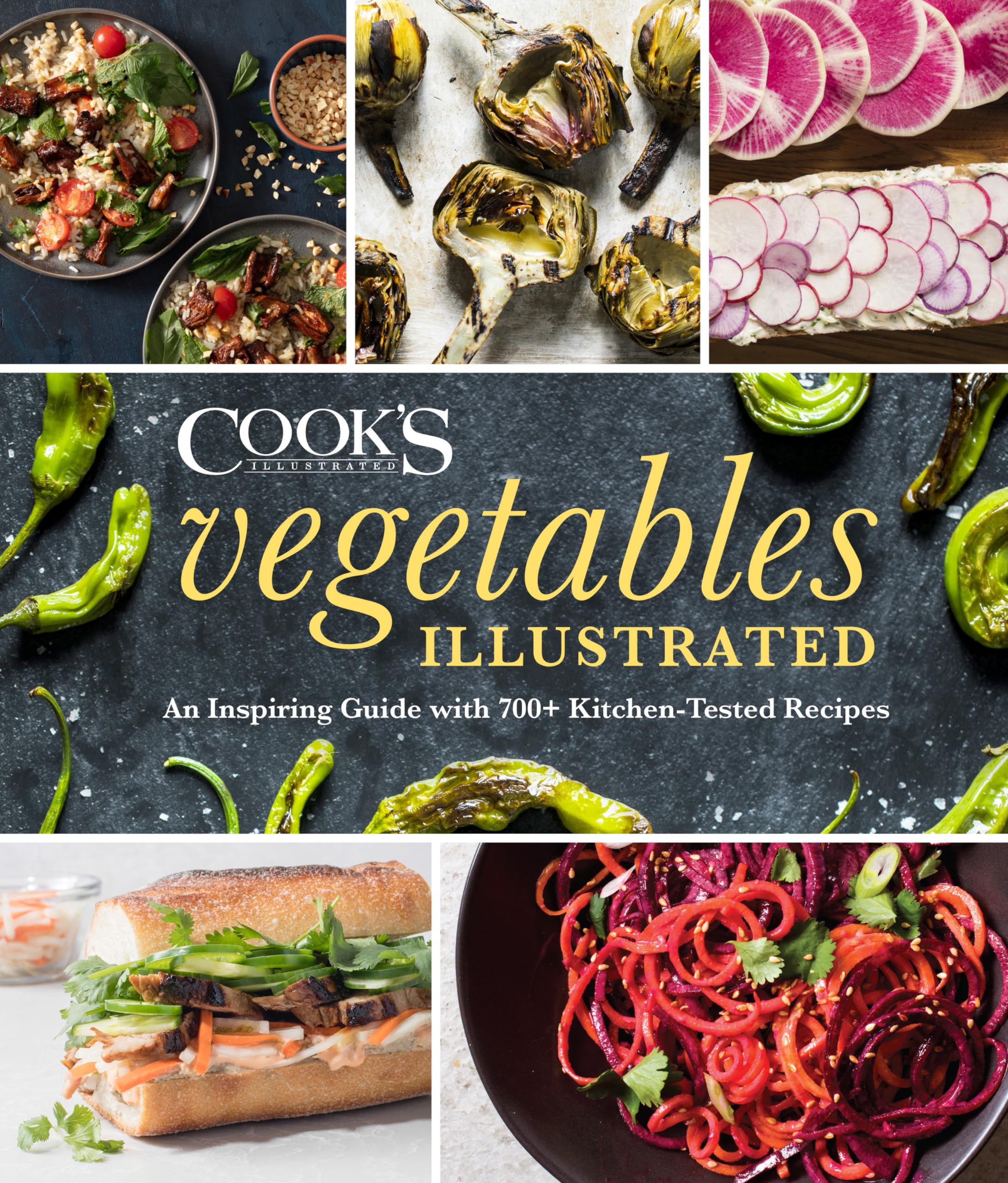 Vegetables Illustrated: An Inspiring Guide with 700+ KitchenTested Recipes,Used