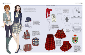 The Shoujo Manga Fashion Drawing Book: Create Hundreds of Amazing Looks for Your Manga Characters,Used
