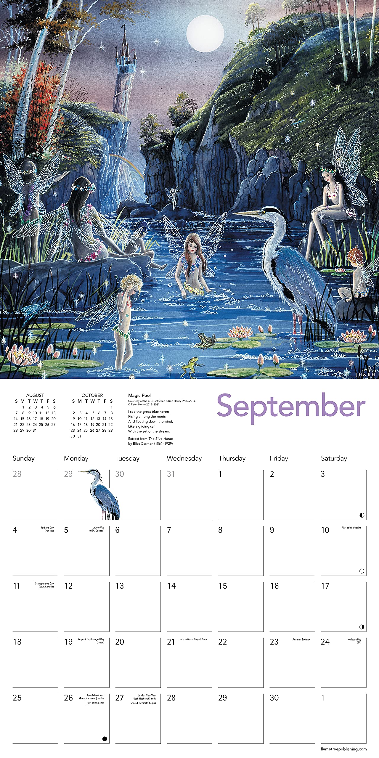 Fairyland Wall Calendar 2022 (Art Calendar),New