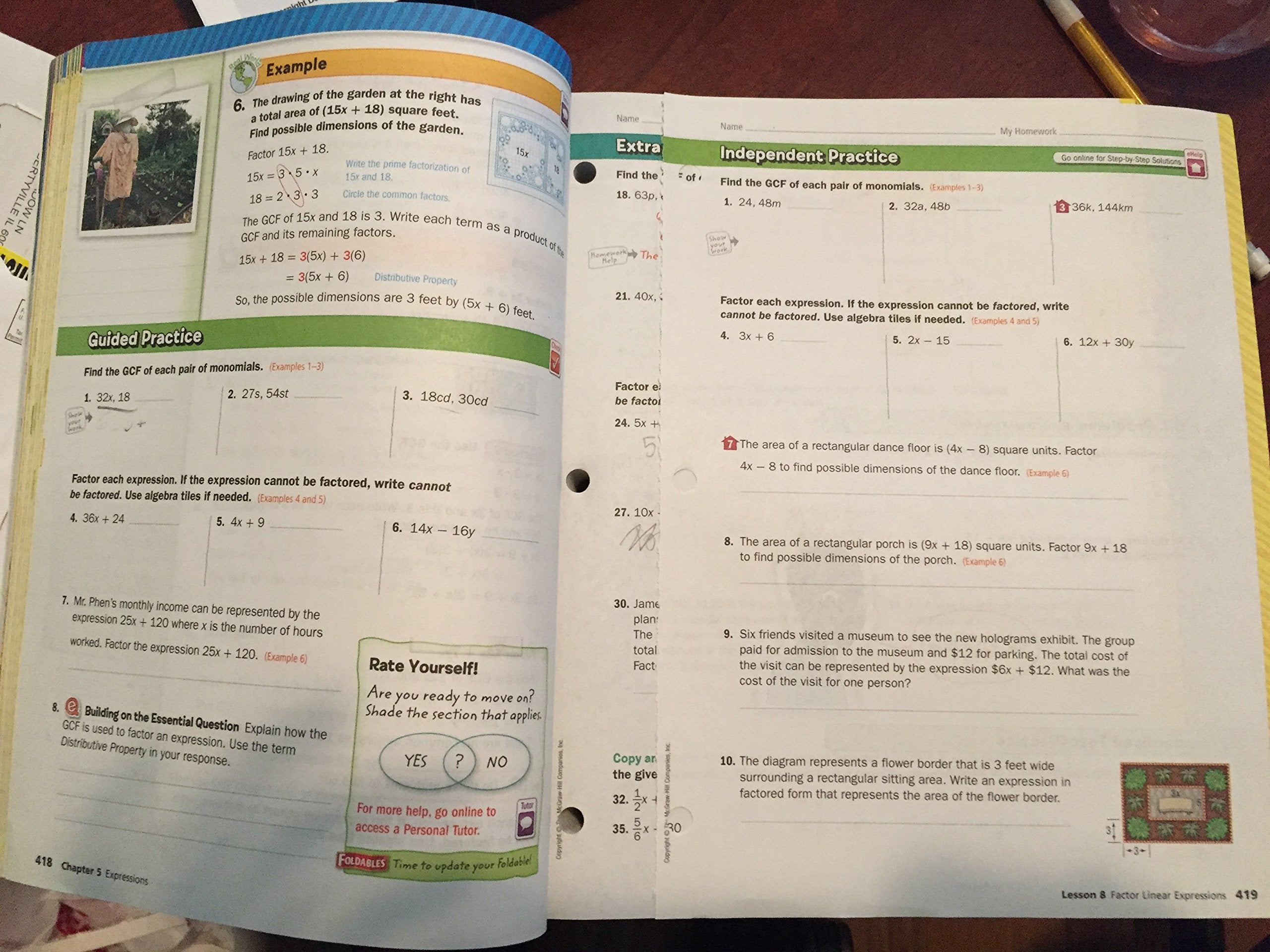 Glencoe Math, Course 2, Student Edition, Volume 2 (MATH APPLIC & CONN CRSE),Used
