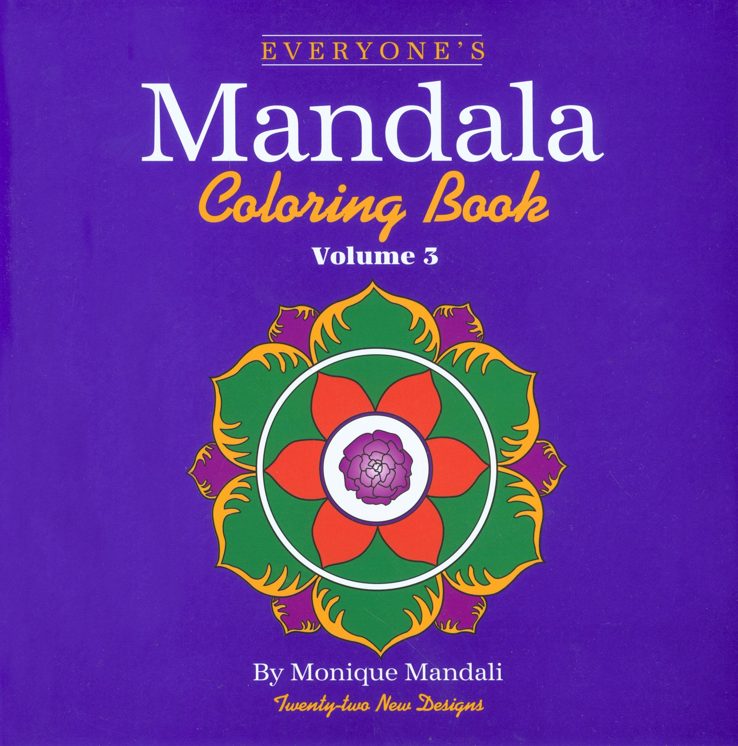 Everyone's Mandala Coloring Book (Volume 3),Used