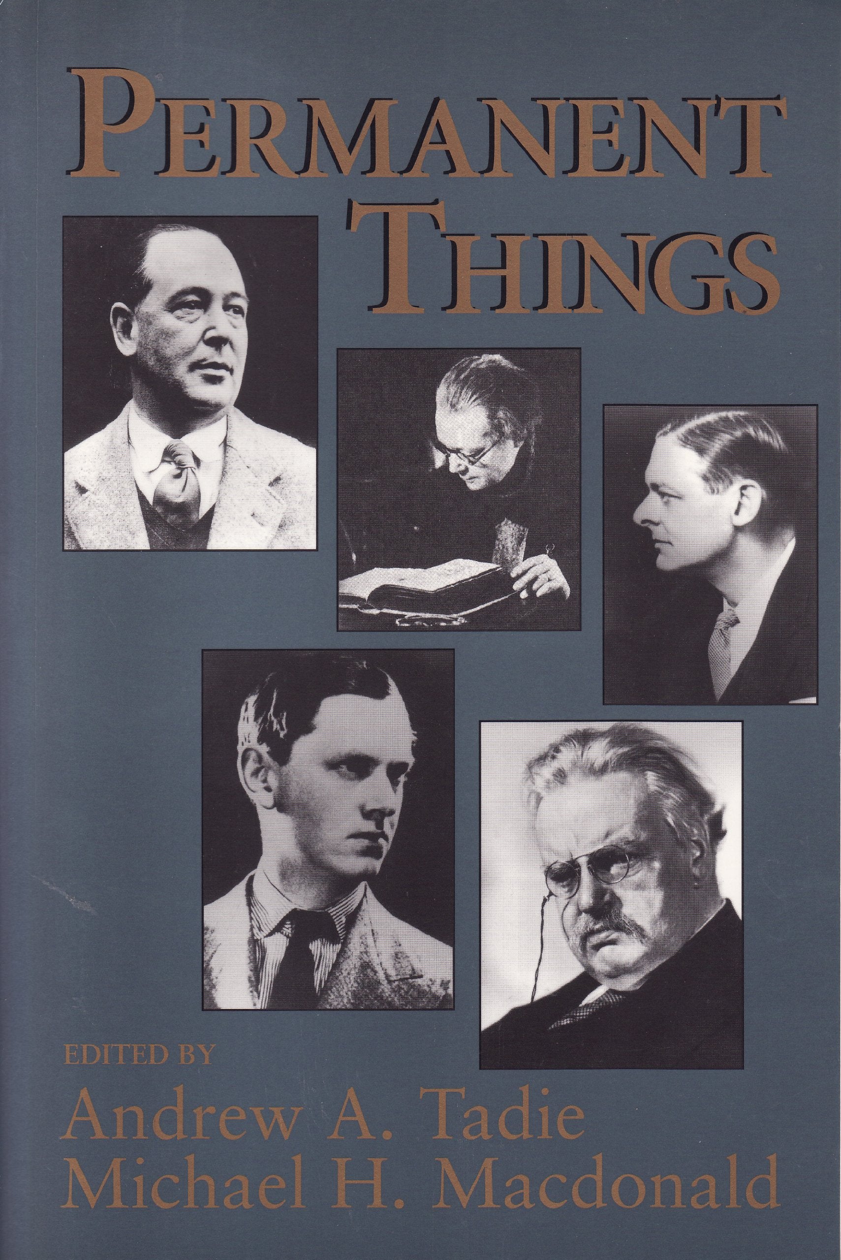 Permanent Things: Toward the Recovery of a More Human Scale at the End of the Twentieth Century,Used
