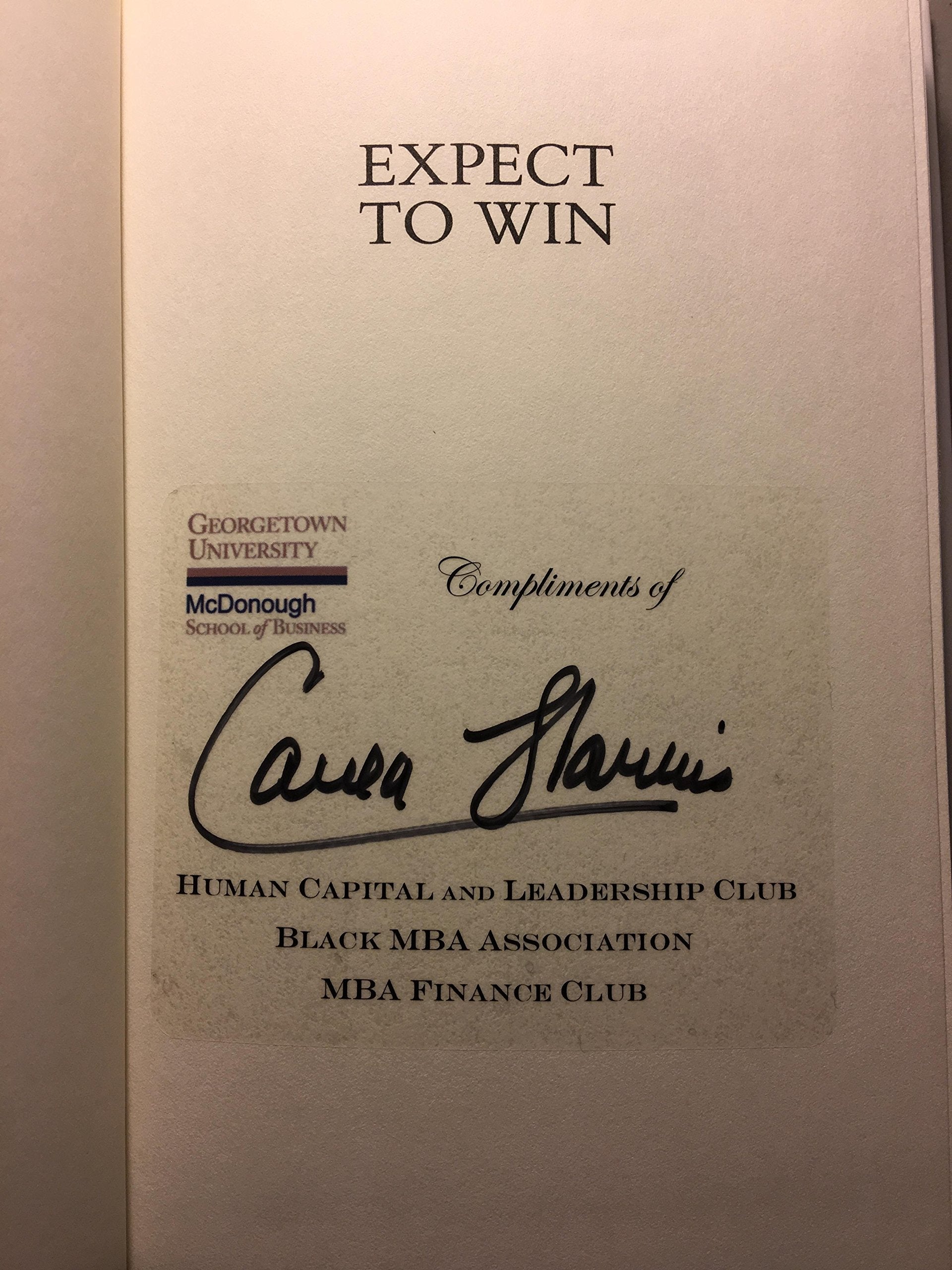 Expect to Win: Proven Strategies for Success from a Wall Street Vet,Used