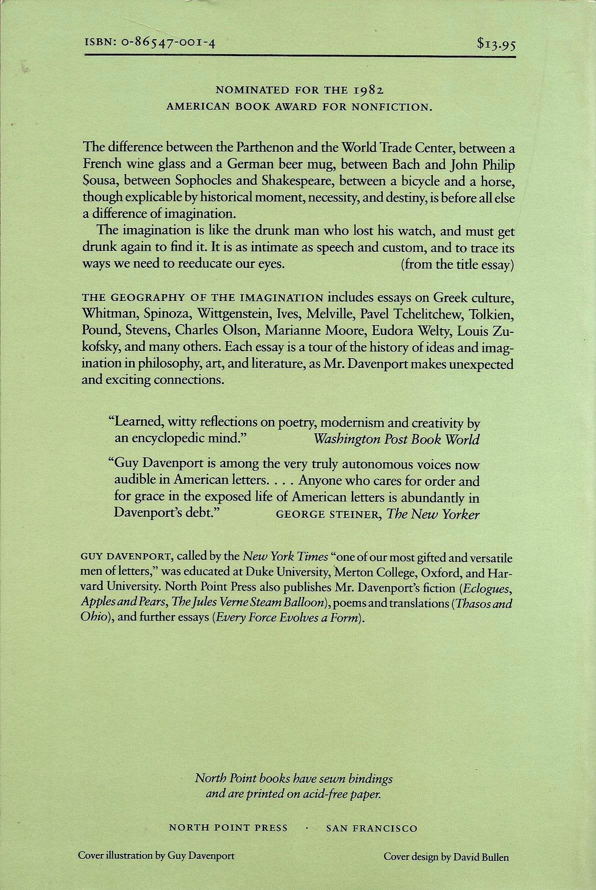 The Geography Of The Imagination: Forty Essays,New