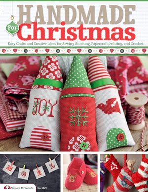 Handmade For Christmas: Easy Crafts And Creative Ideas For Sewing, Stitching, Papercraft, Knitting, And Crochet (Design Original,Used