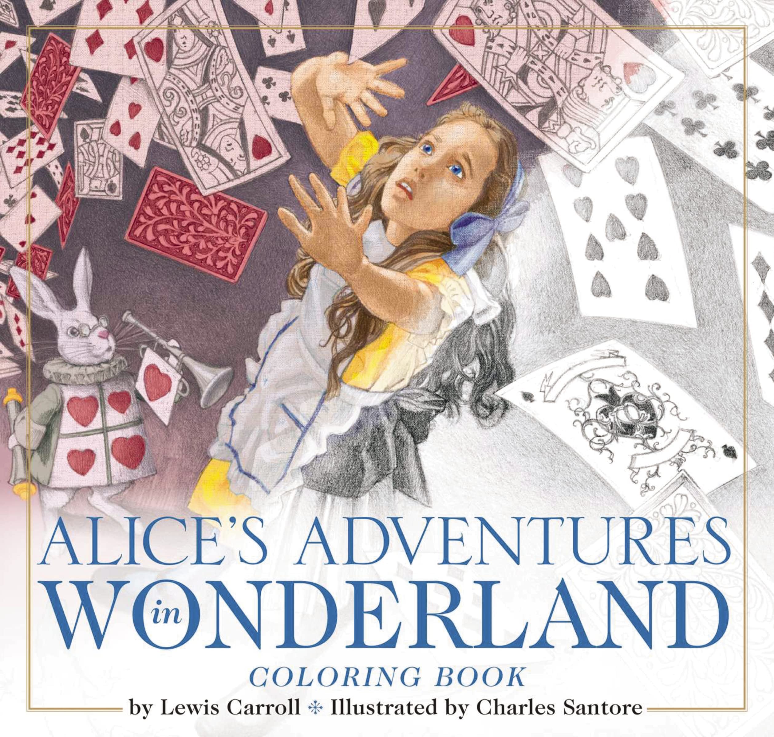 The Alice In Wonderland Coloring Book: The Classic Edition (11),Used