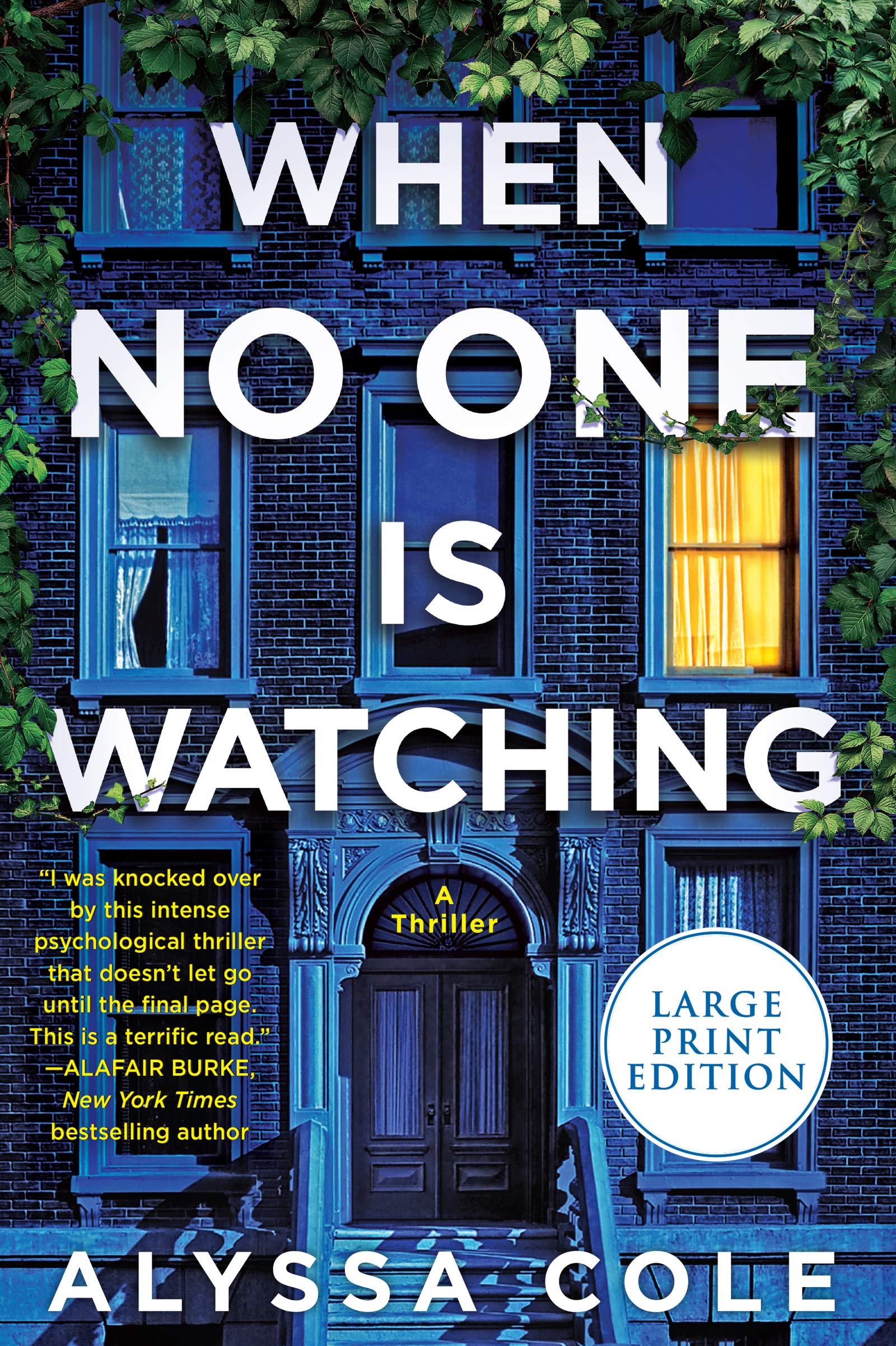 When No One Is Watching: A Thriller,Used