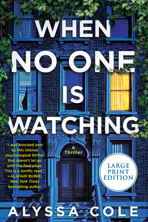 When No One Is Watching: A Thriller,Used