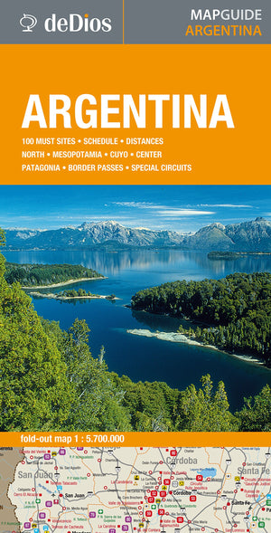 Argentina : 100 must sites : northwest, mesopotamia, cuyo, center, patagonia, circuits (Map Guide),New
