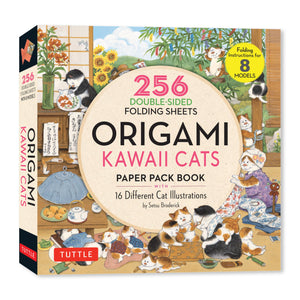 Origami Kawaii Cats Paper Pack Book: 256 DoubleSided Folding Sheets (Includes Instructions For 8 Models)