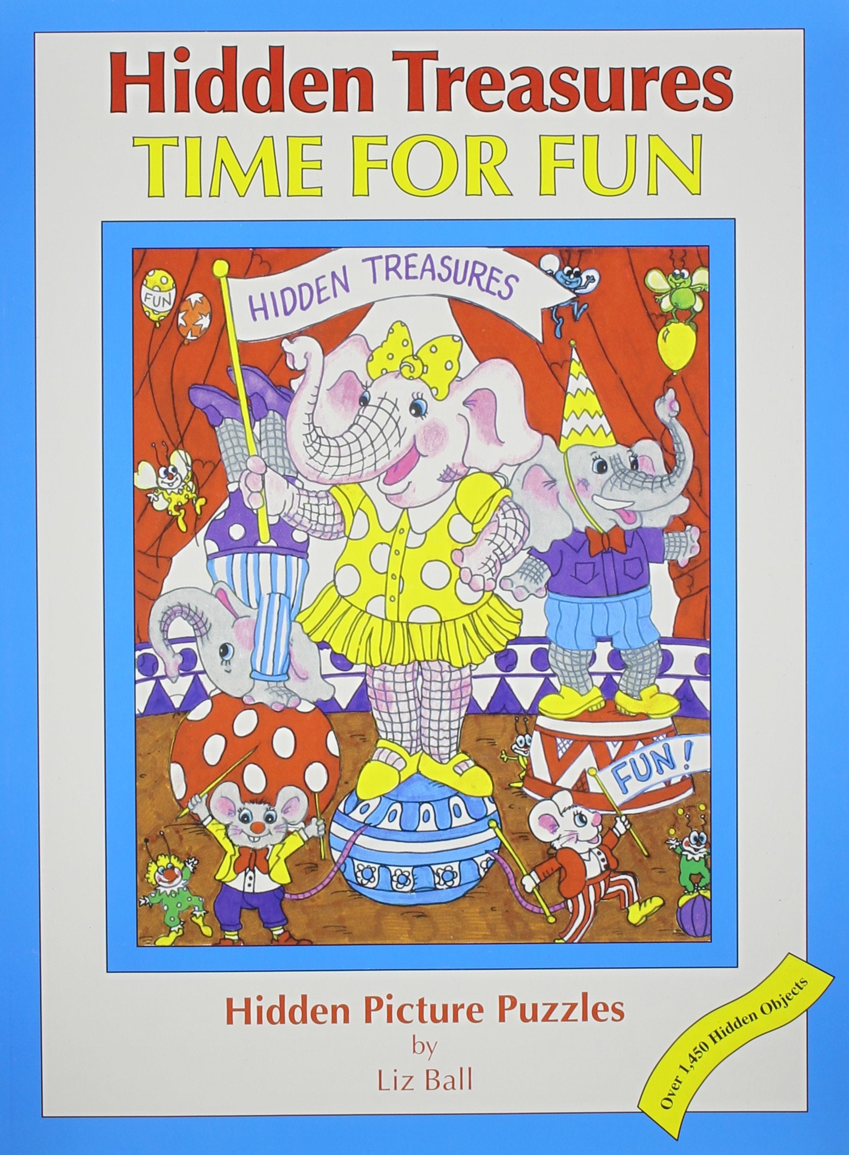 Hidden Treasures: Time for Fun  Hidden Picture Puzzles,Used