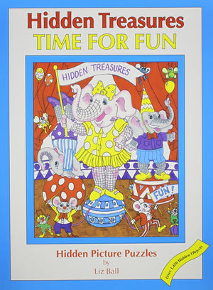 Hidden Treasures: Time for Fun  Hidden Picture Puzzles,Used