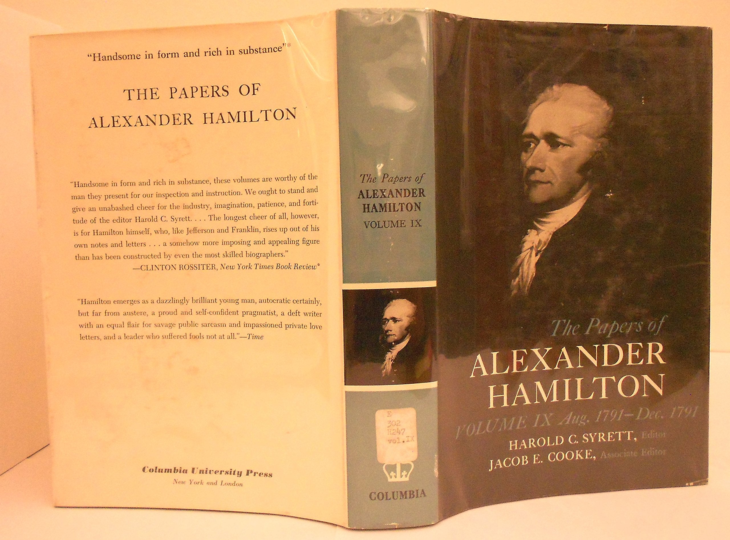 The Papers of Alexander Hamilton Vol 9,Used