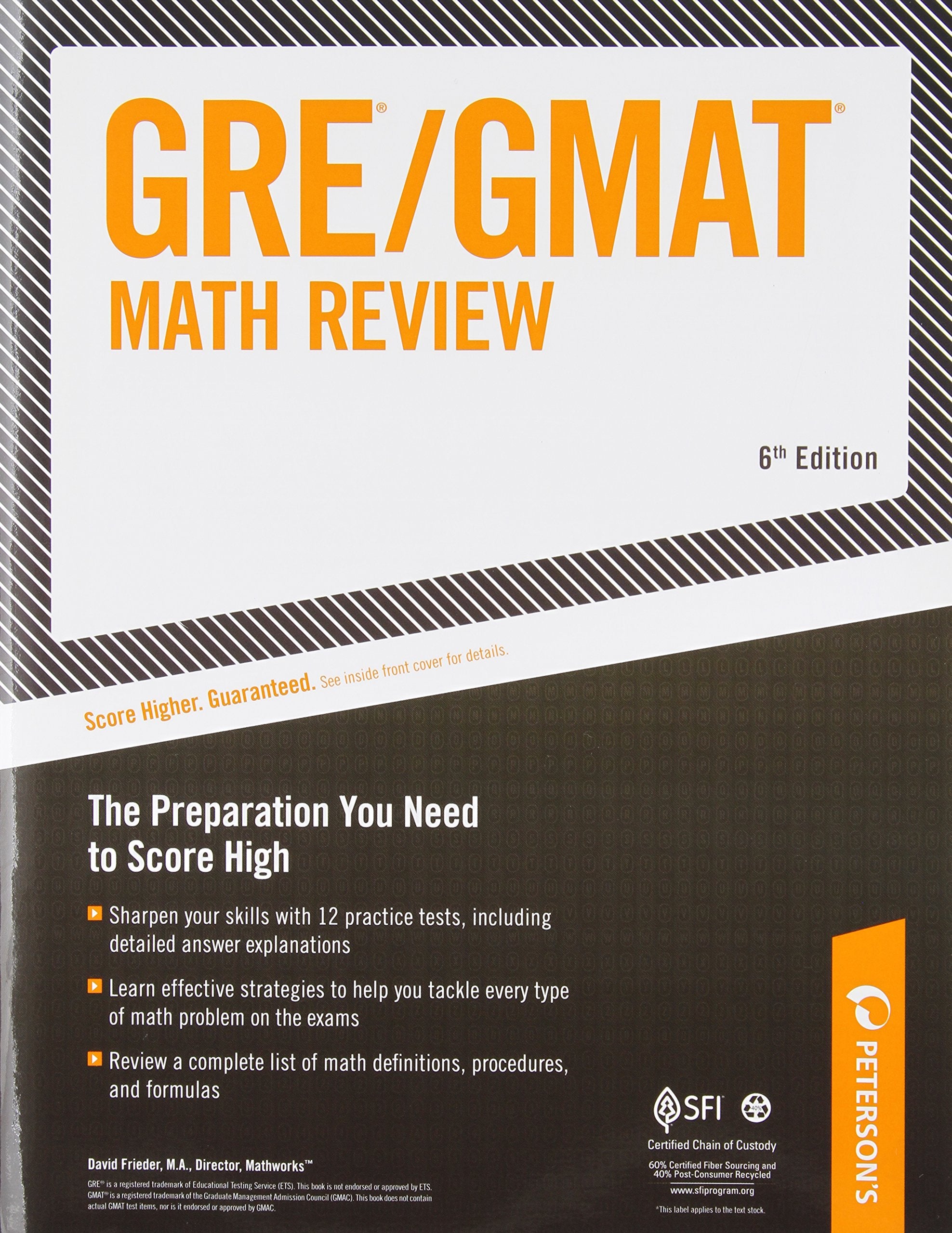 ARCO GRE/GMAT Math Review 6th Edition (Gre Gmat Math Review),Used