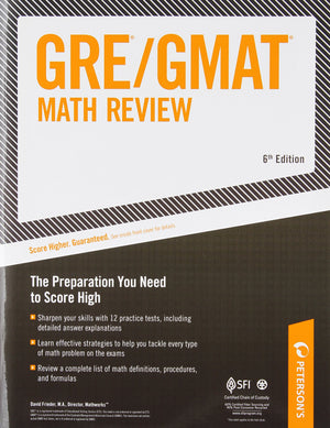 ARCO GRE/GMAT Math Review 6th Edition (Gre Gmat Math Review),Used