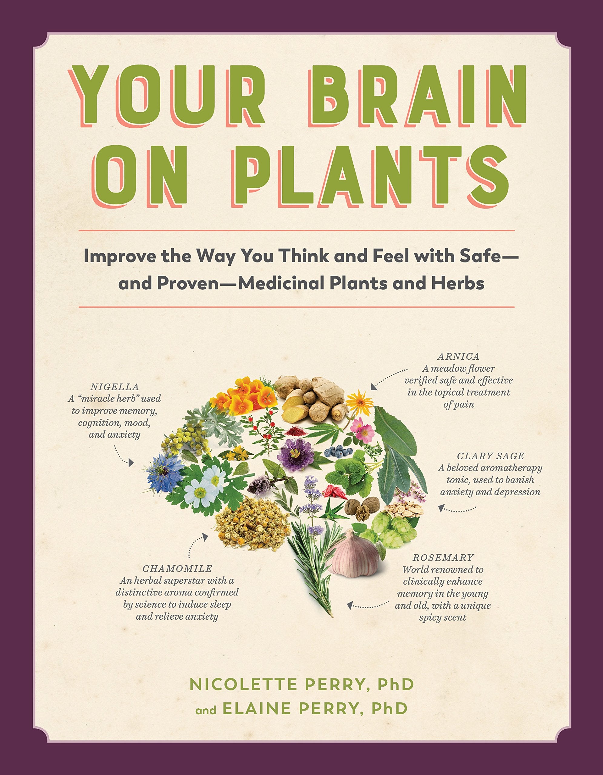 Your Brain on Plants: Improve the Way You Think and Feel with Safeand ProvenMedicinal Plants and Herbs