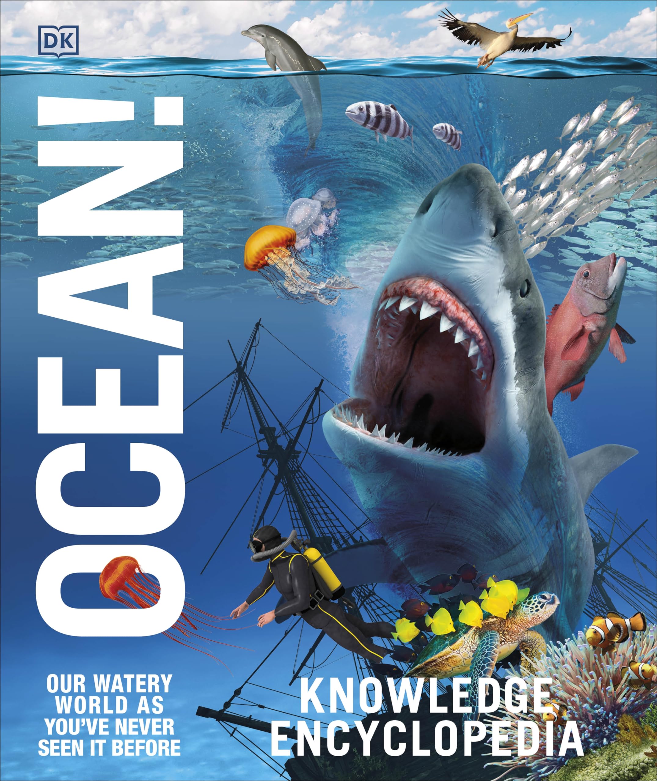Knowledge Encyclopedia Ocean!: Our Watery World As You've Never Seen It Before (DK Knowledge Encyclopedias),Used