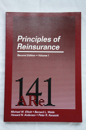 Principles of Reinsurance (Vol 1&2)(2nd ed) (Item # 14102 & 14103),Used