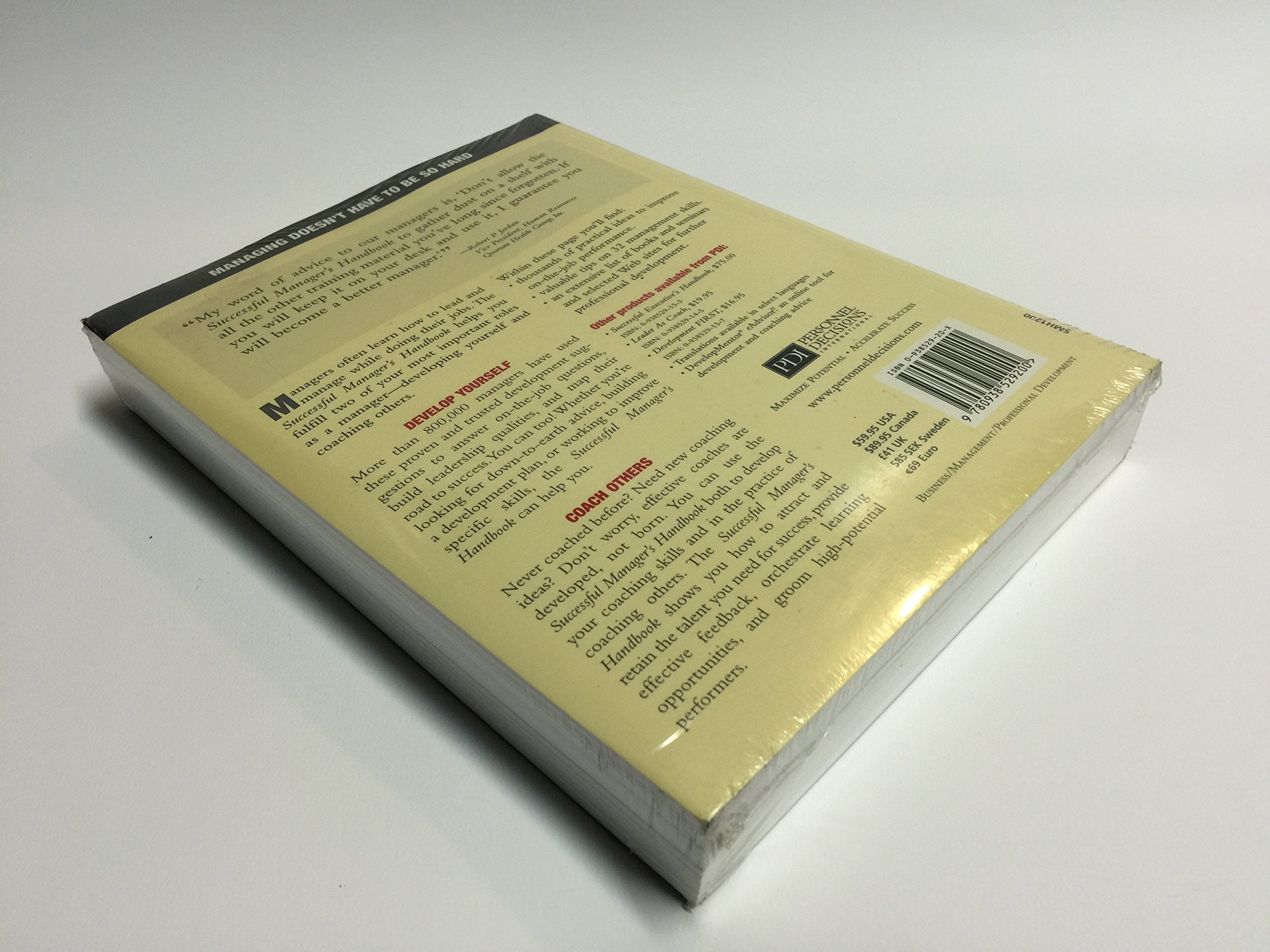 Successful Manager'S Handbook, 6Th Edition-used