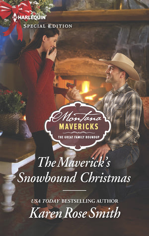 The Maverick's Snowbound Christmas (Montana Mavericks: The Great Family Roundup, 5),Used